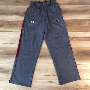 Boston College Eagles Under Armour Fleece Sweatpants Mens Small Gray